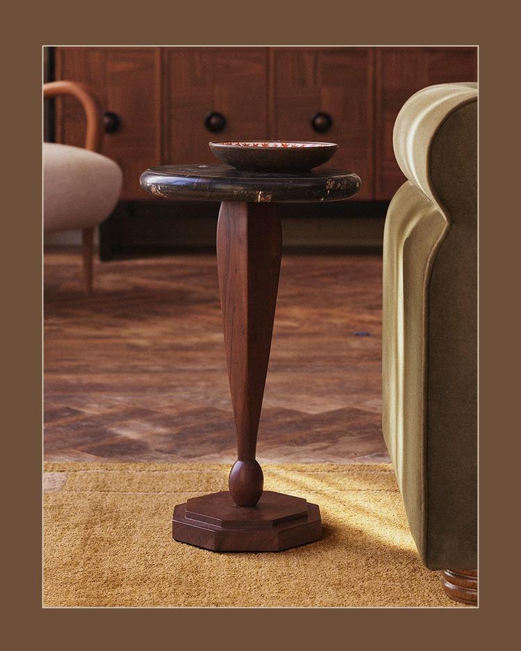 Pierce & Ward Granite Side Table